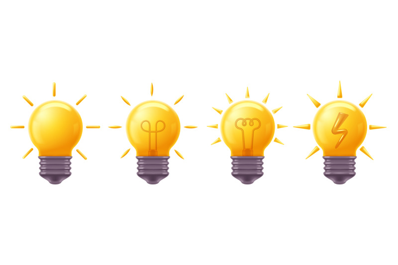 light-bulb-3d-icons-shiny-bright-idea-or-innovative-solution-symbol