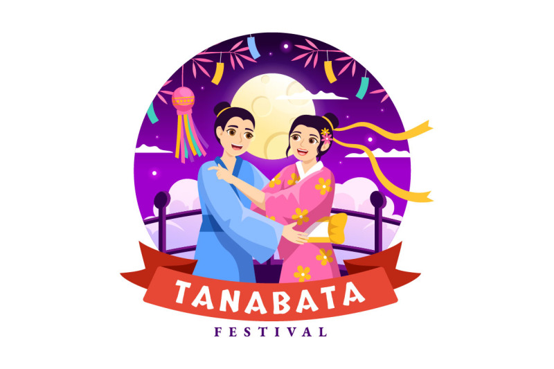 15-tanabata-festival-vector-illustration