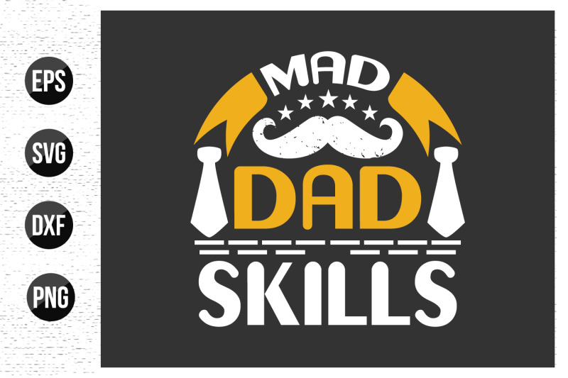 dad-typographic-t-shirt-graphic-vector