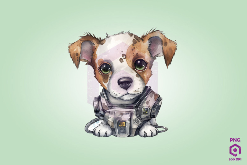 half-robot-jack-russell-terrier-dog