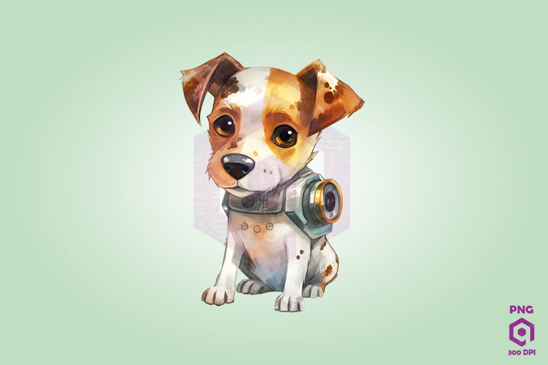 half-robot-jack-russell-terrier-dog