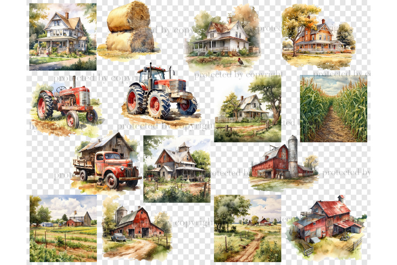 farmhouse-clipart-bundle-barn-illustrations-png