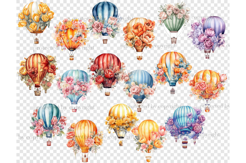 floral-hot-air-balloons-clipart-nursery-illustration-set