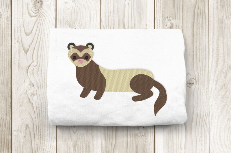 ferret-embroidery