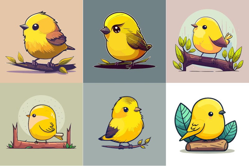 cute-little-yellow-bird-canary