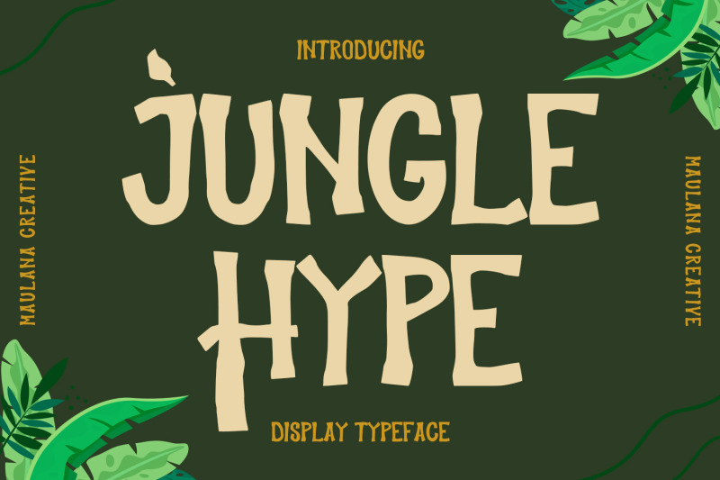 jungle-hype-display-typeface-font