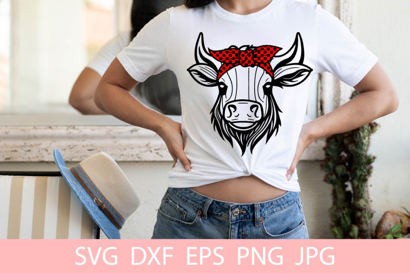 cute-cow-with-bandana-svg-file-shirt-svg