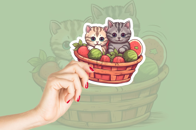 cute-kittens-in-a-fruits-basket-illustration-clipart