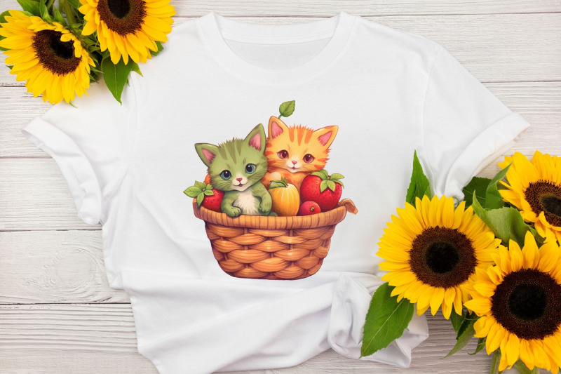 cute-kittens-in-a-fruits-basket-illustration-clipart