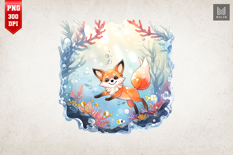 cute-fox-loves-diving-summertime-bundle