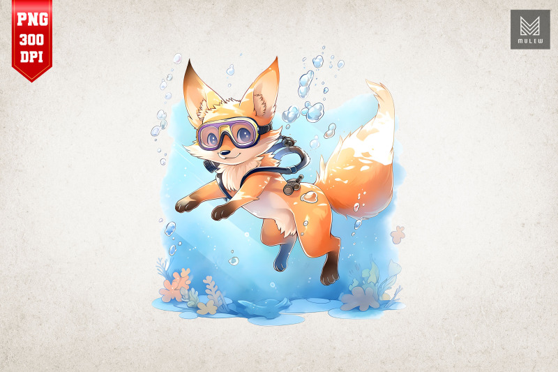 cute-fox-loves-diving-summertime-bundle