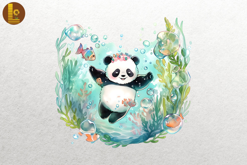 cute-panda-diving-summertime-bundle