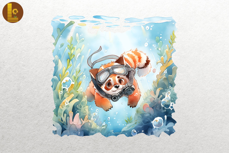 red-panda-loves-diving-summer-bundle