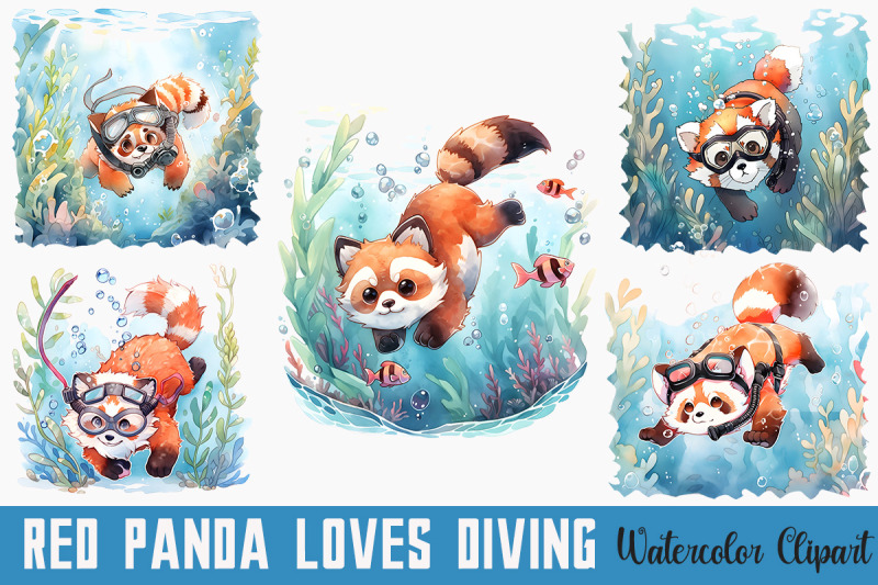 red-panda-loves-diving-summer-bundle