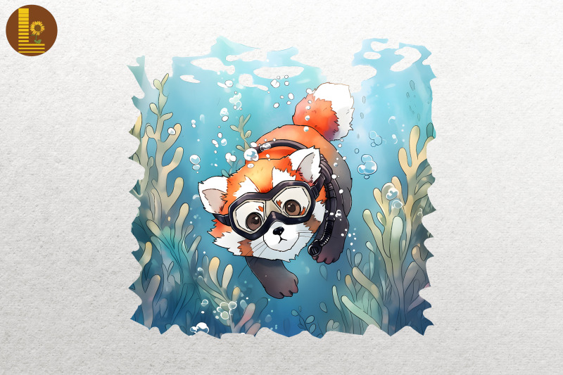 red-panda-loves-diving-summer-bundle