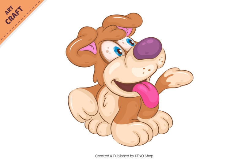 cartoon-curious-dog-clipart