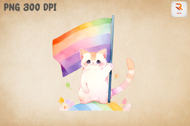 lgbtq-rainbow-flag-cute-cat-bundle