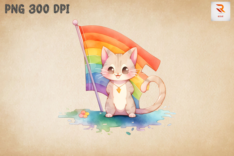 lgbtq-rainbow-flag-cute-cat-bundle