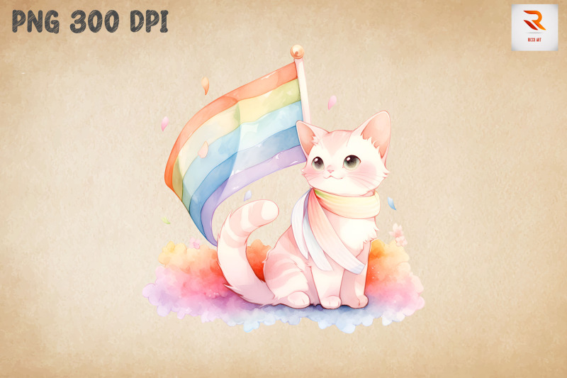 lgbtq-rainbow-flag-cute-cat-bundle