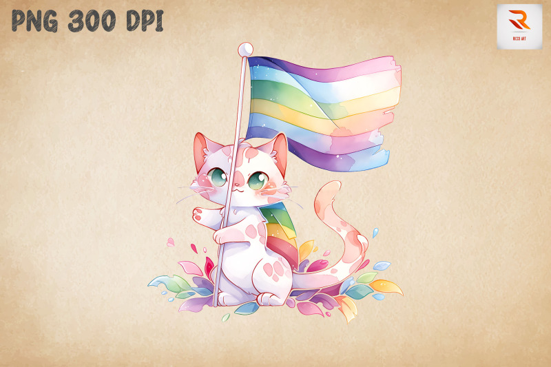 lgbtq-rainbow-flag-cute-cat-bundle