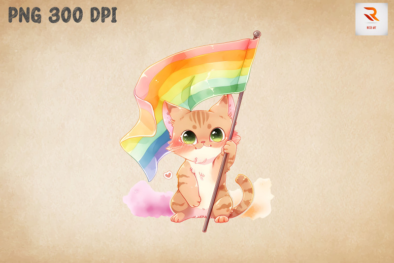 lgbtq-rainbow-flag-cute-cat-bundle