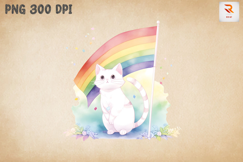 lgbtq-rainbow-flag-cute-cat-bundle