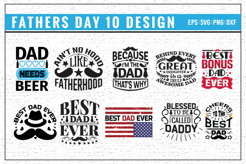 fathers-day-t-shirt-design-and-quotes-design-vector