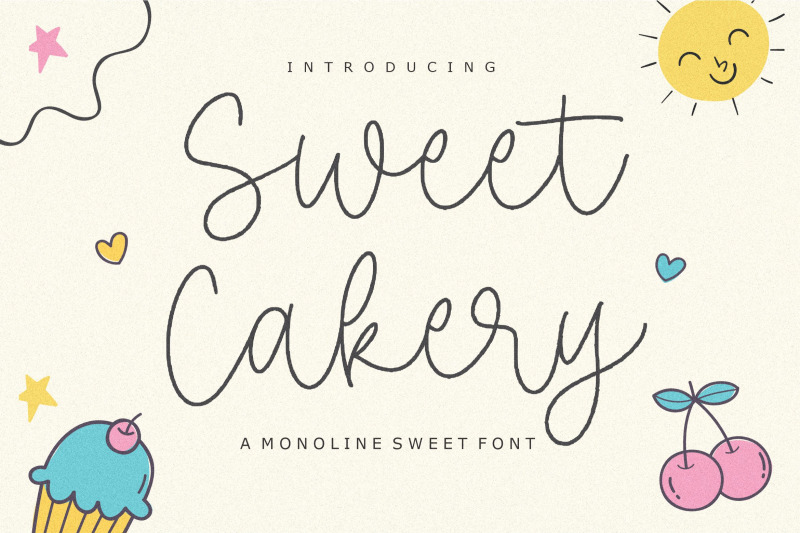 sweet-cakery-font