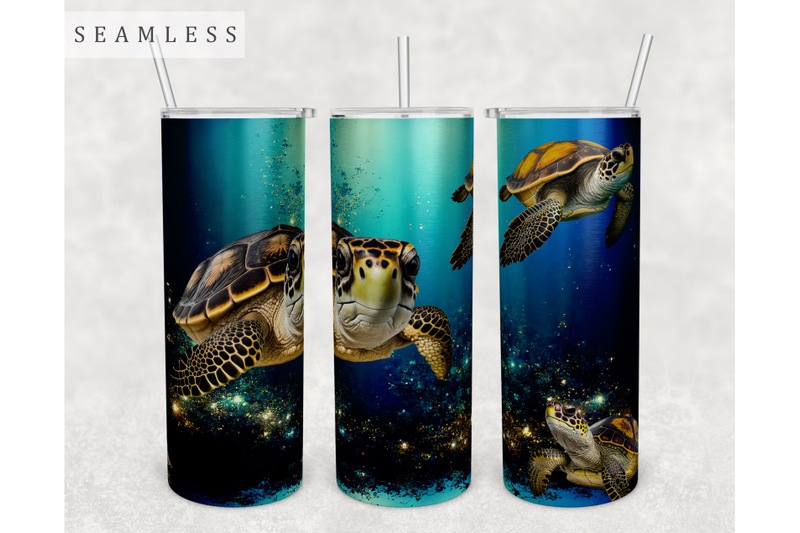 sea-turtles-tumbler-wrap-20-oz-skinny-tumbler-sublimation-design-png