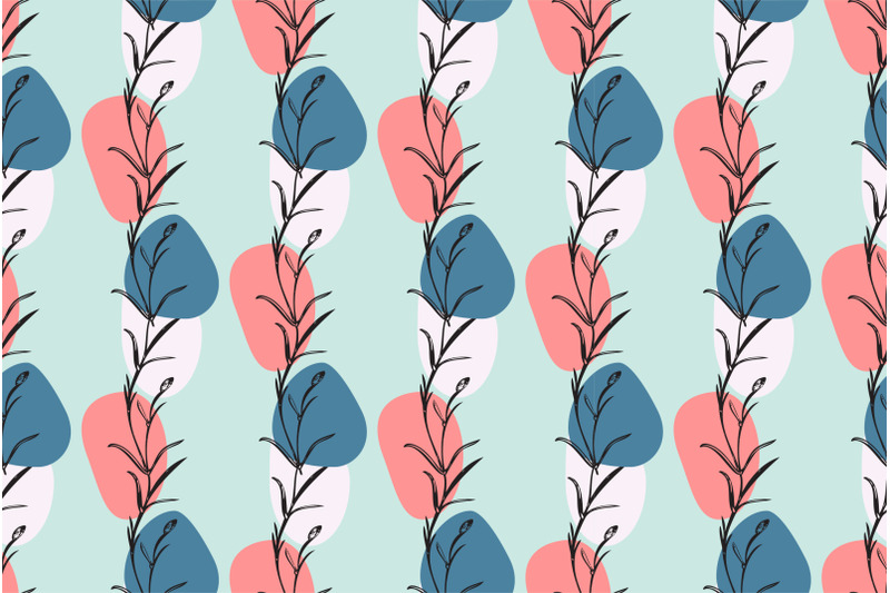 botanical-hand-drawn-floral-seamless-pattern-vintage-wildflower-plant