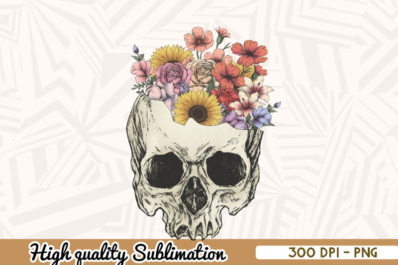 vintage-floral-skull