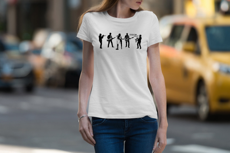 disco-band-silhouettes-svg