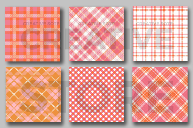 pink-amp-orange-plaid-background-digital-papers