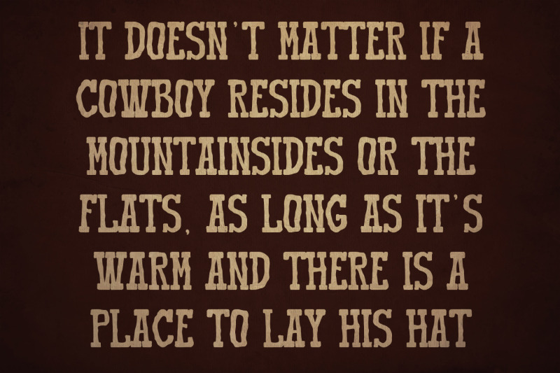 most-haunted-western-display-typeface