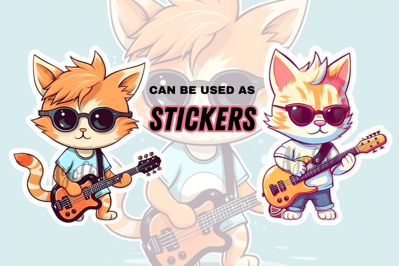 cute-rockstar-musician-kittens-with-a-guitar