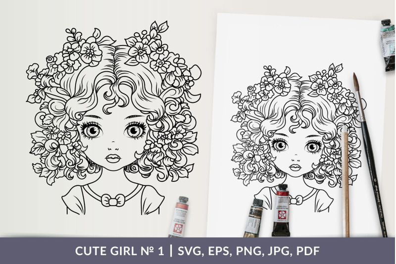 cute-girl-coloring-pages-1