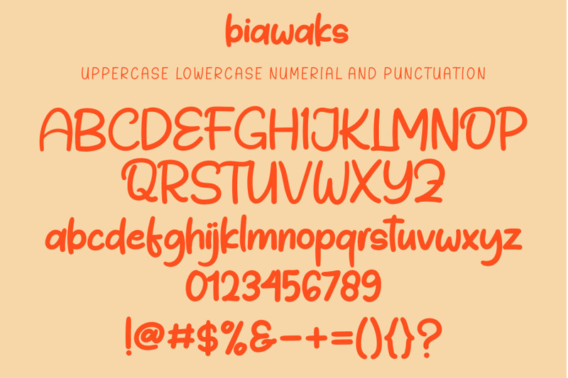 biawaks-font