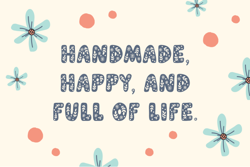 in-bloom-botanical-font