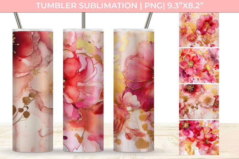 ink-tumbler-with-flowers-and-gold-sublimation-png