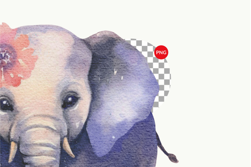 elephant-sublimation-printable-design