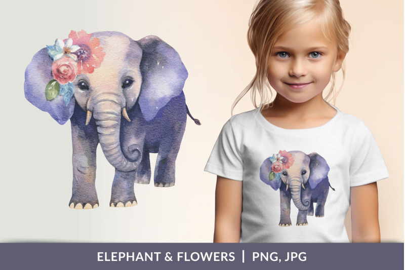 elephant-sublimation-printable-design