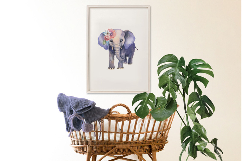 elephant-sublimation-printable-design