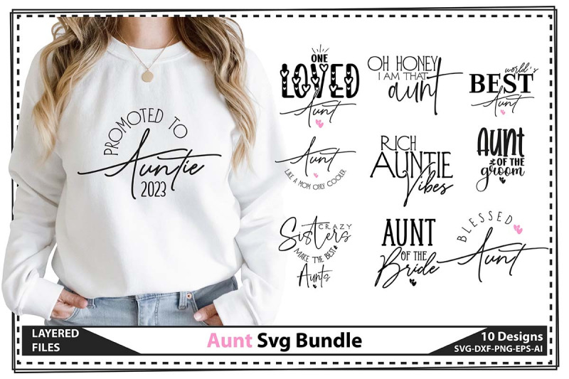 aunt-svg-bundle