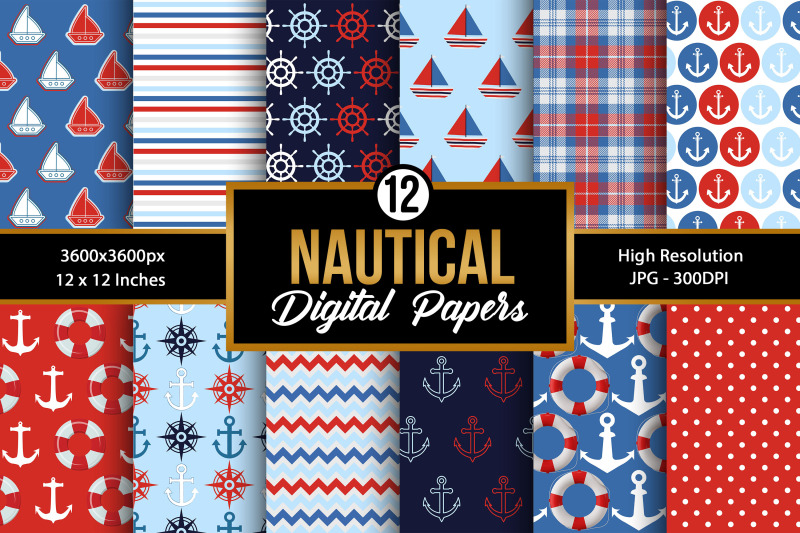 nautical-seamless-pattern-digital-papers