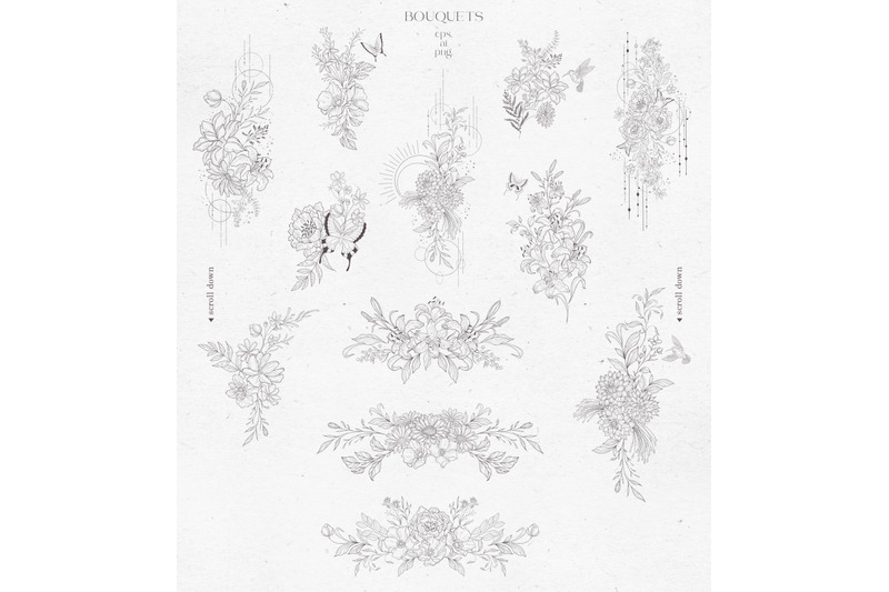 delicate-wedding-design-floral-vector-collection-line-art