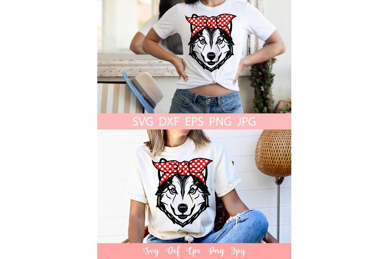 cute-husky-dog-with-bandana-animal-pet-svg-file-shirt-svg