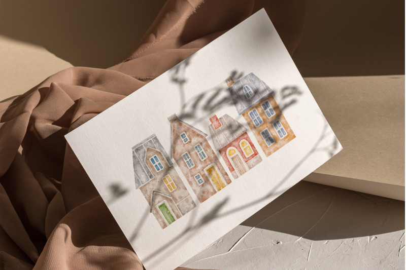 watercolor-houses-clipart