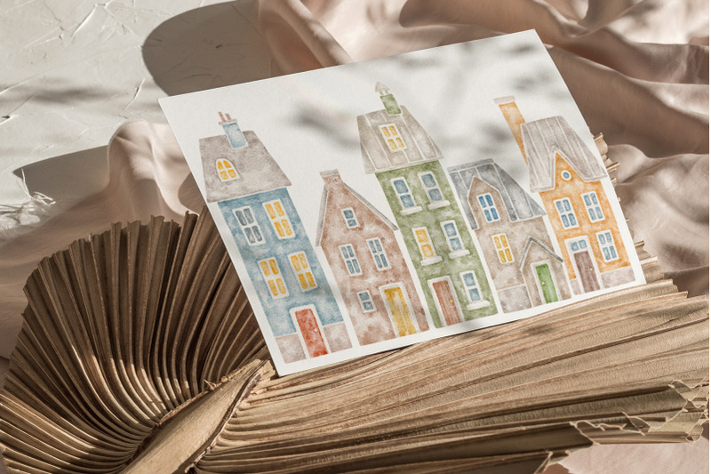 watercolor-houses-clipart