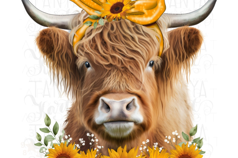 cow-with-sunflowers-png-for-sublimation