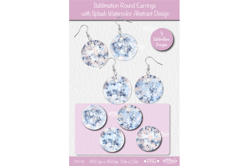 round-earring-sublimation-designs-bundle-with-watercolor-splash-backgr